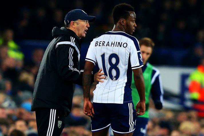 Tony Pulis og Saido Berahino.