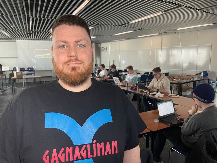 Hjalti Magnússon, formaður Gagnaglímufélags Íslands.
