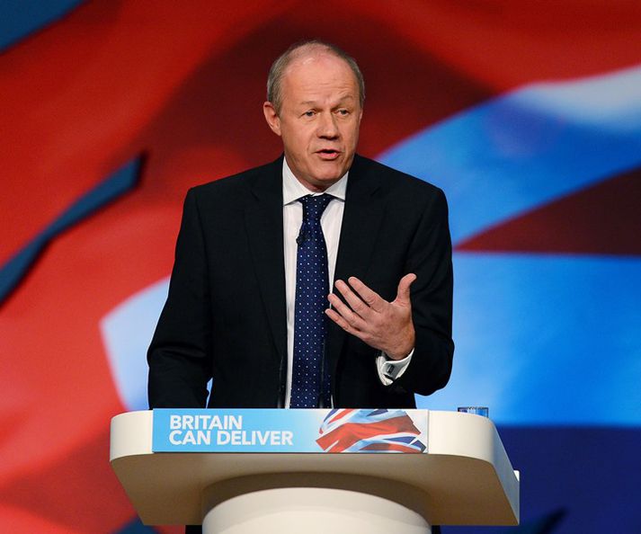 Damian Green, fyrrverandi innanríkisráðherra Bretlands.