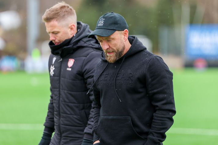 Sigurður Heiðar Höskuldsson, þjálfari Þórs Akureyri í Víkinni í dag.