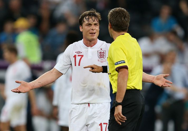 Scott Parker í landsleik með Englendingum á EM.