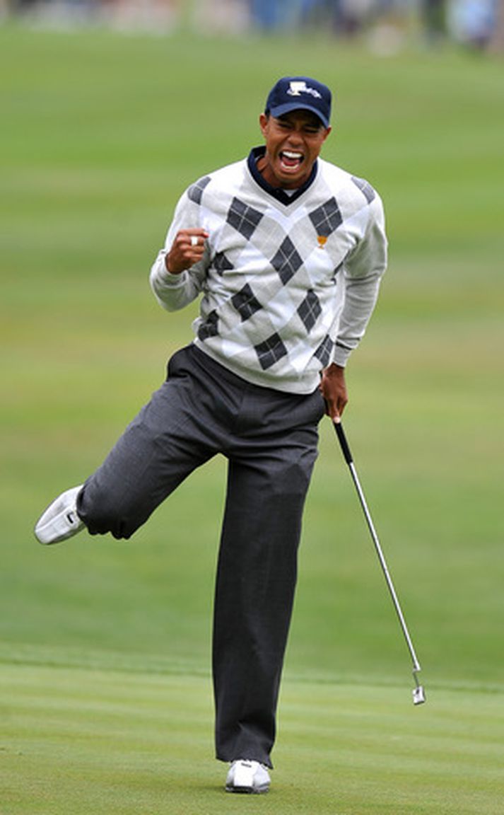 Tiger Woods og Steve Sticker héldu sigurgöngu sinni áfram í nótt.