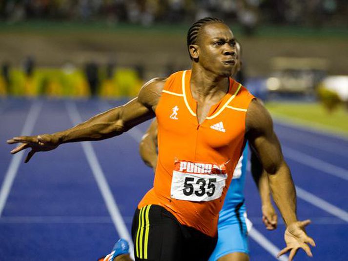 Yohan Blake frá Jamaíku er til alls líklegur í 100 metra hlaupinu á Ólympíuleikunum í London