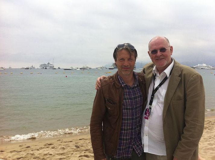 hittust í cannes
Theódór Júlíusson og Mads Mikkelsen á kvikmyndahátíðinni í Cannes.