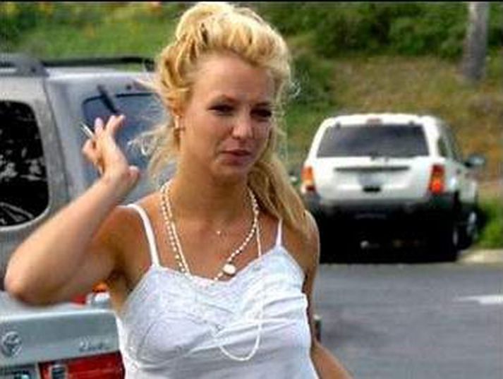 Britney Spears meðan gleðin var við völd.