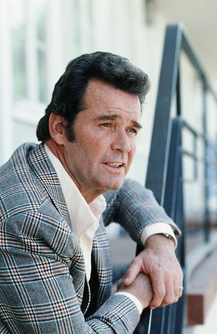 James Garner í hlutverki sínu sem einkaspæjarinn Jim Rockford.