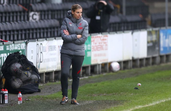 Vicky Jepson hefur verið rekin sem þjálfari kvennaliðs Liverpool.