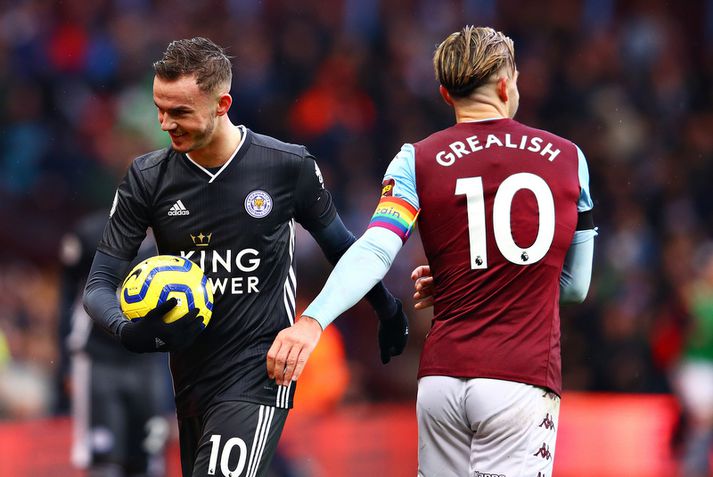 James Maddison og Jack Grealish gætu orðið liðsfélagar hjá Manchester United á næsta tímabili.