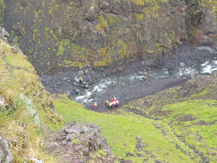 Erfiðar aðstæður voru bæði í Skagafirði og í Vestmannaeyjum. 