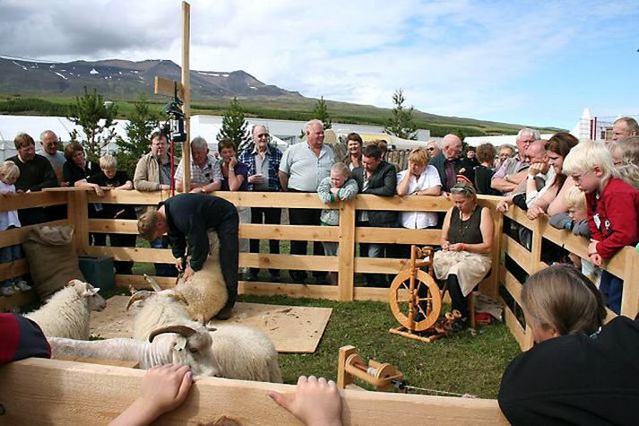 Handverkshátíðin við Hrafnagilsskóla fór fram í sautjánda sinn um helgina við metaðsókn.
