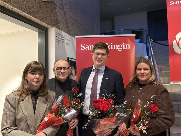 Þau skipa fjögur efstu sæti á lista Samfylkingar í Kópavogi. 