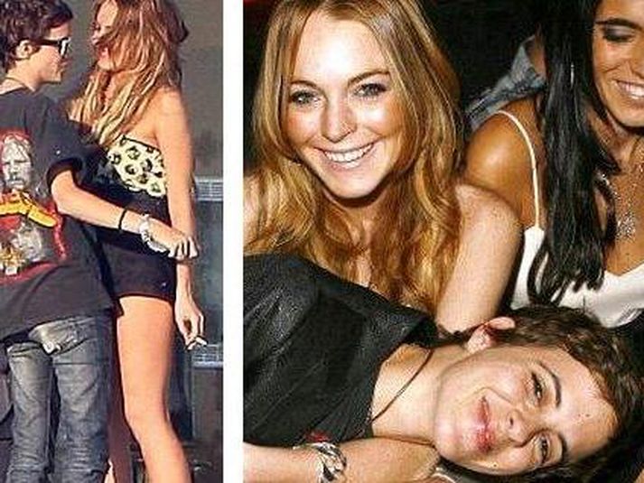 Lindsay Lohan og Samantha Ronson.