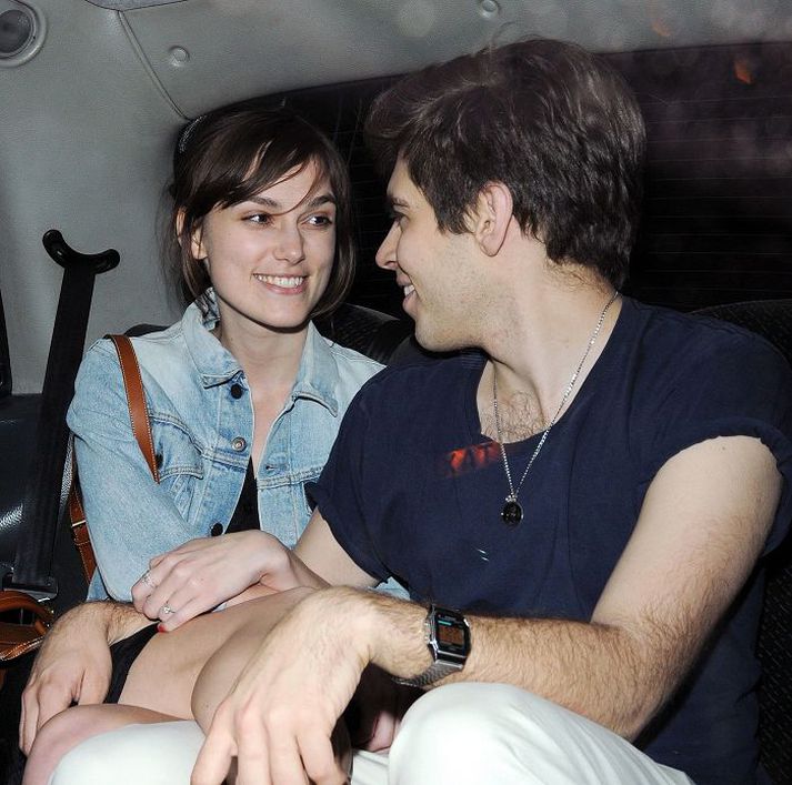 Keira Knightley og James Righton eru trúlofuð og hamingjusöm. nordicphotos/getty