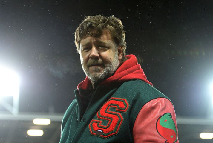 Russell Crowe yrði fagnað af mörgum stuðningsmönnum Leeds.