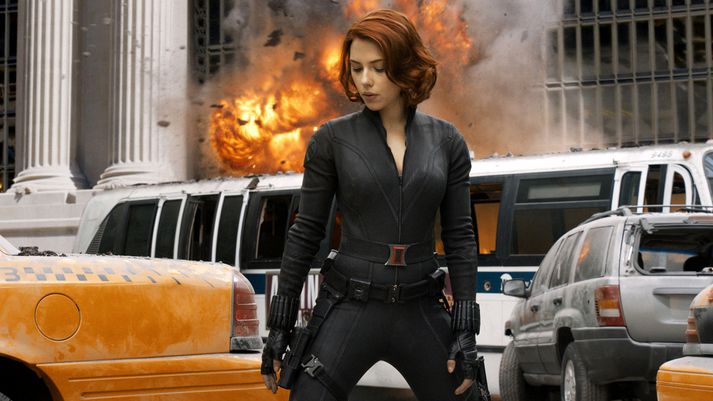 Scarlett Johansson var hörð í horn að taka í The Avengers.