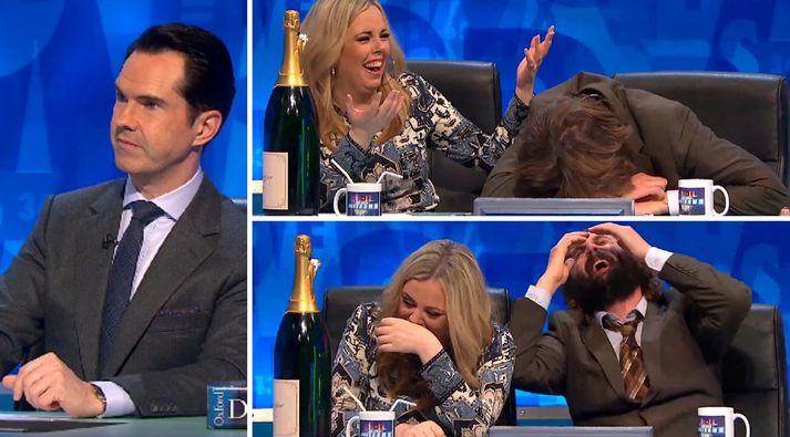Jimmy Carr lætur ekki að sér hæða.