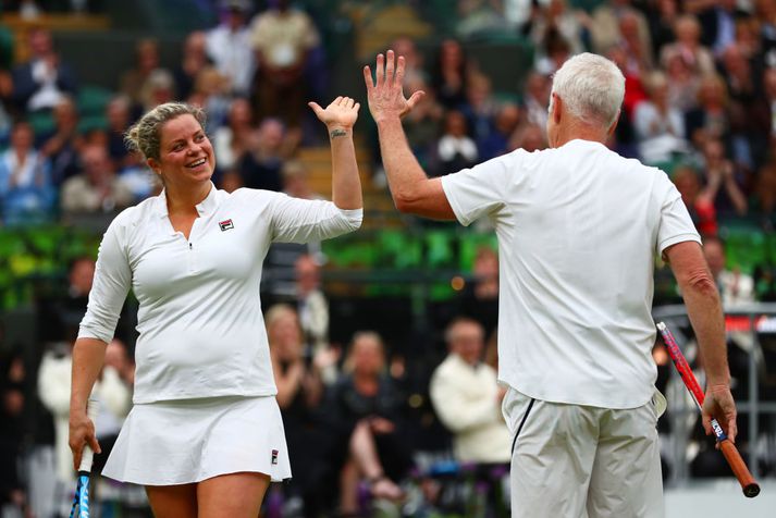 Kim Clijsters er orðin þriggja barna móðir en stefnir á toppinn