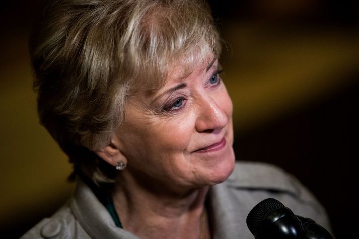 Linda McMahon er fyrrverandi framkvæmdastjóri fjölbragðaglímusamtakanna World Wrestling Entertainment.