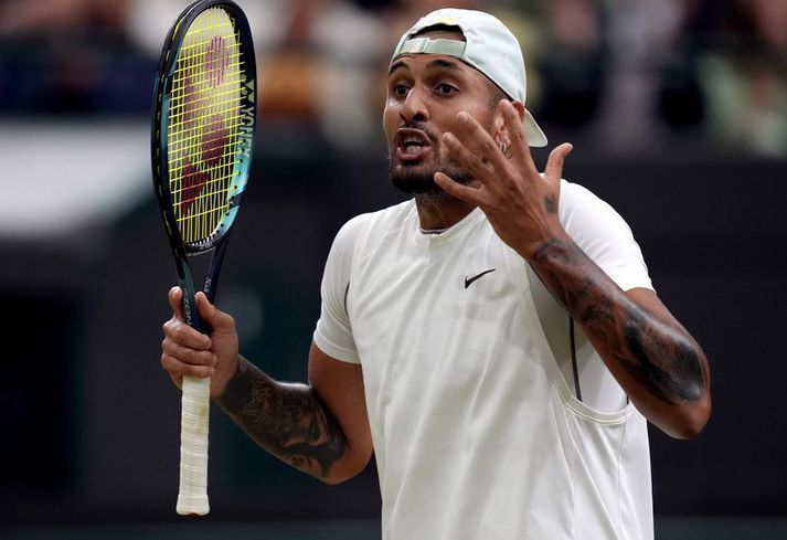 Nick Kyrgios er afar duglegur að koma sér í vandræði.