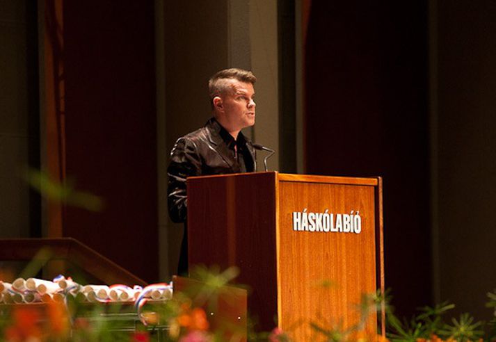 „Þið eruð algert æði," sagði Páll Óskar við fermingarbörnin sem fermdust borgaralega