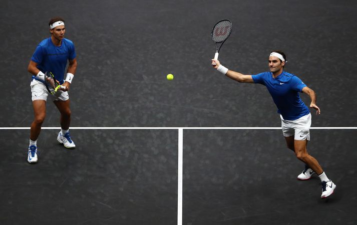 Nadal og Federer eru meðal sigursælustu tenniskappa heims