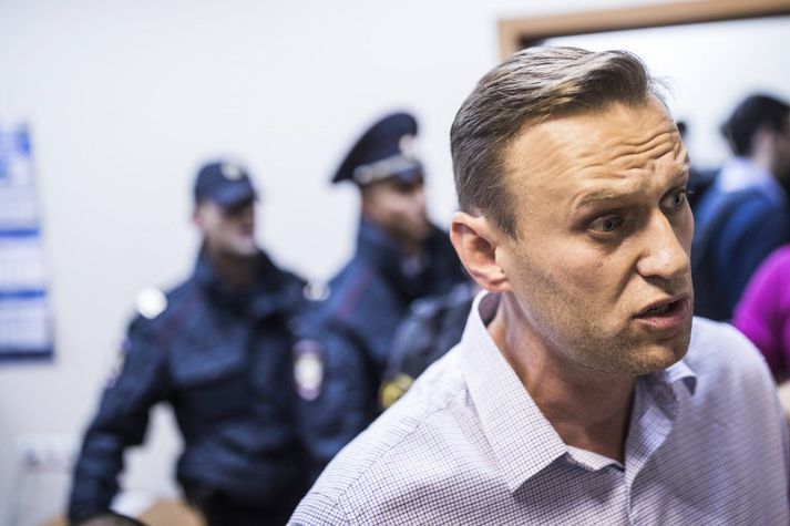 Alexei Navalní þarf að dúsa í fangelsi í tuttugu daga.