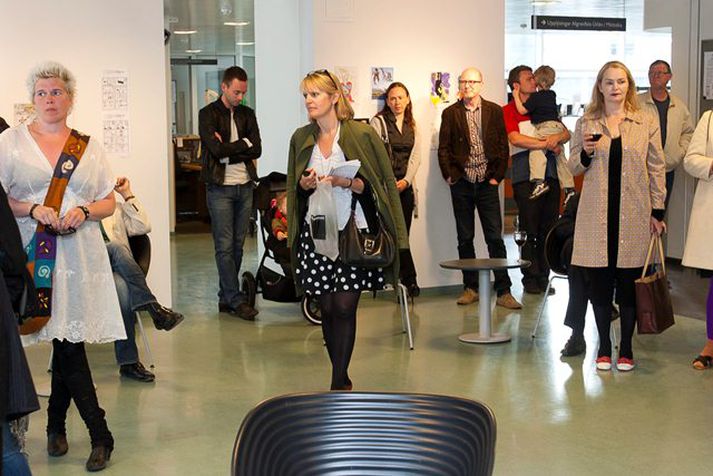 Frá afhendingu Blóðdropans í fyrra.