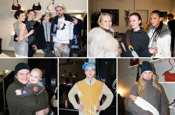 Gleði og gaman á jóla-popup-opnun Suskin á laugardaginn.