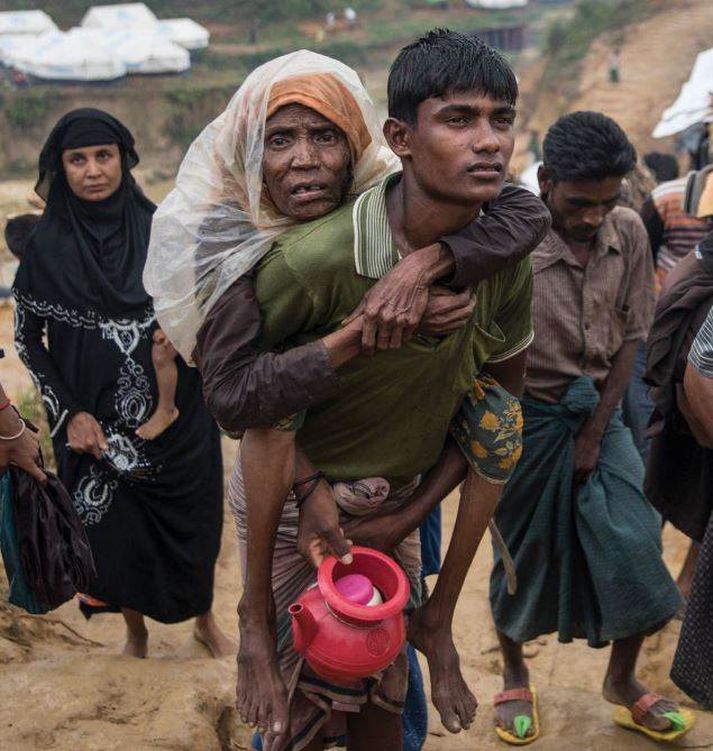 Ljósmynd frá Cox Bazar í Bangladess