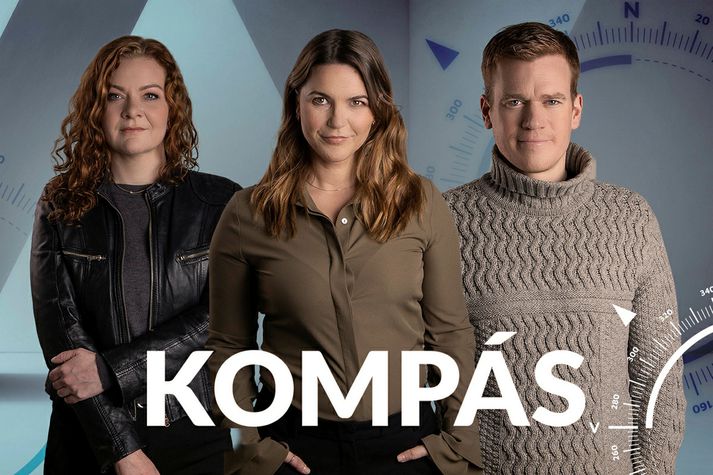Erla Björg, Sunna og Kolbeinn Tumi skipa Kompás í nýrri þáttaröð. 
