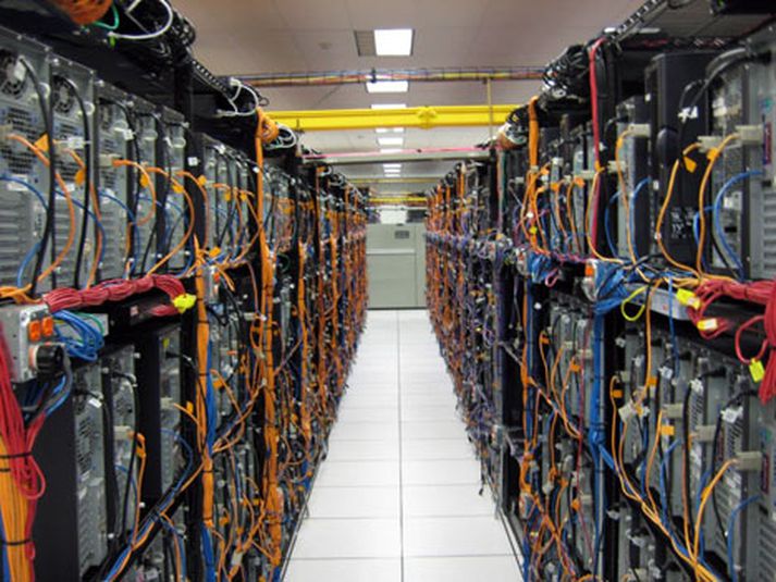 Gagnaver DataCell í Sviss.