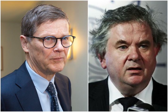 Þorsteinn Már Baldvinsson og Davíð Oddsson sem telur ómaklega að fiskveiðistjórnunarkerfnu vegið af lýðskrumurum.