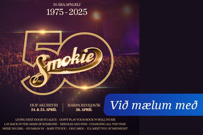 Smokie heldur tón­leika á Ís­landi