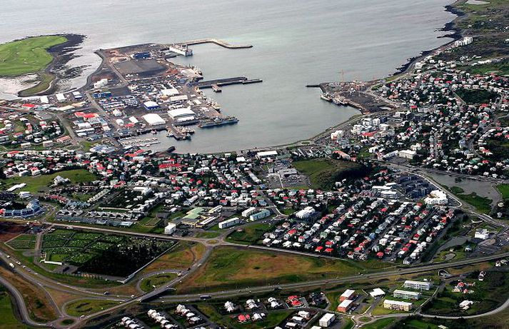 The town of Hafnarfjörður