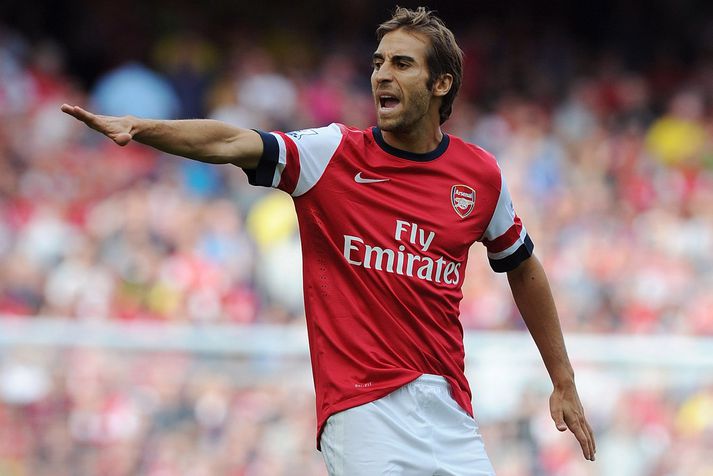 Mathieu Flamini í leik með Arsenal.