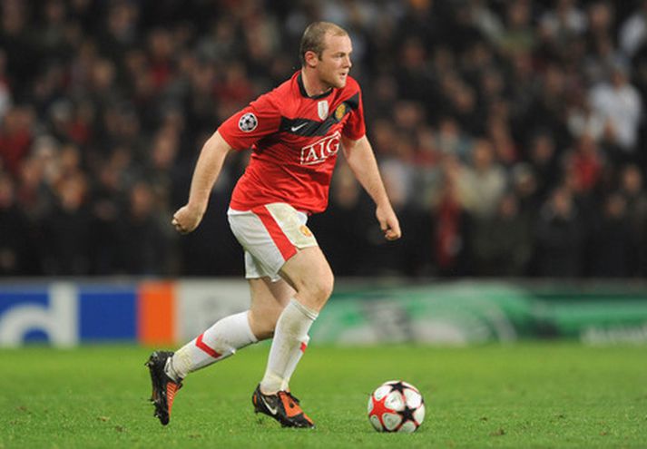 Wayne Rooney í leik með Manchester United.