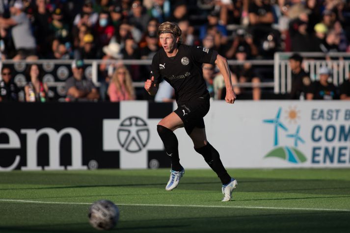 Óttar Magnús lék eitt tímabil með Oakland Roots í Bandaríkjunum þar sem hann skoraði 19 mörk í 30 leikjum