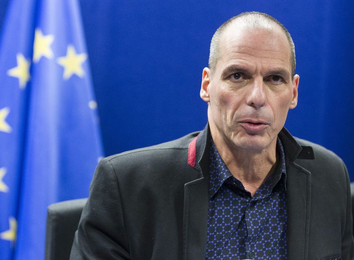 Janis Varúfakis, fjármálaráðherra Grikklands.