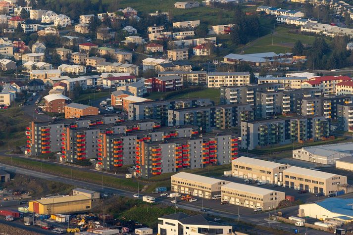 Hafnarfjörður úr lofti.