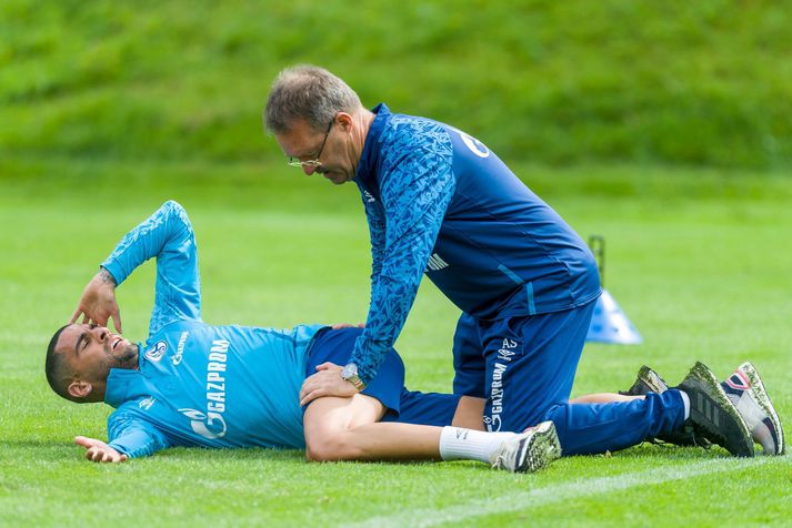 Dr. Andreas Schlumberger að störfum hjá FC Schalke 04.