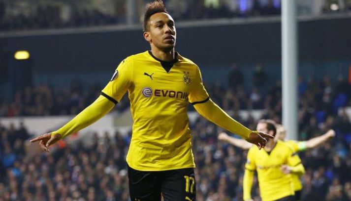 Pierre-Emerick Aubameyang skoraði fínt mark í kvöld.