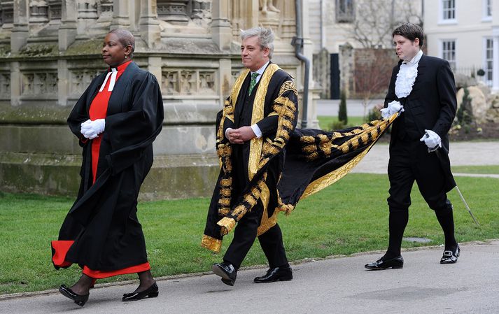 John Bercow er forseti neðri deildar breska þingsins.