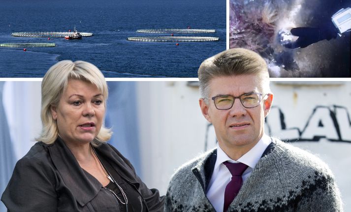 Lilja Rafney ætti líkast til erfitt uppdráttar í kjördæmi sínu ef hún talaði fyrir yfirlýstum stefnumiðum Vinstri grænna. Gunnar Bragi kynnti í morgun áætlun um aukið eftirlit, starfstöð verður sett upp á Ísafirði.