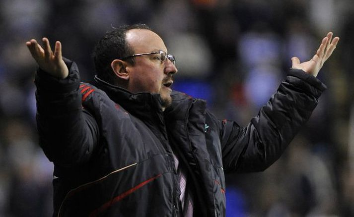 Rafa Benítez var ósáttur við úrslitin en ánægður með frammistöðuna.