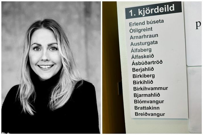 Inga Heiða Lunddal segir starfsfólk kjördeildar í Lækjarskóla hafa með einstakri kurteisi og vingjarnlegheitum hafa komið í veg fyrir að hún yrði pirruð þegar hún beið í klukkutíma í röð eftir kjörklefa.