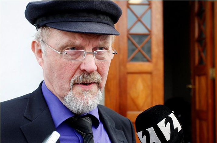 Jón Bjarnason mætti á fund Alþingis í dag.