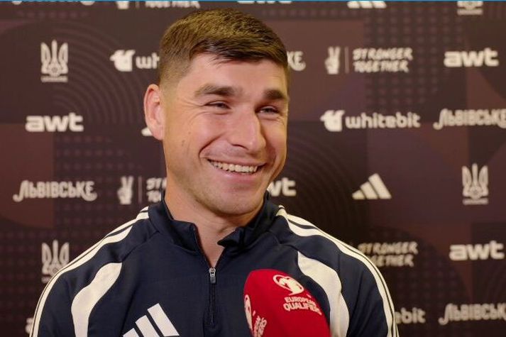 Malinovskyi var hress þegar Sýn Sport tók hann tali í Varsjá.