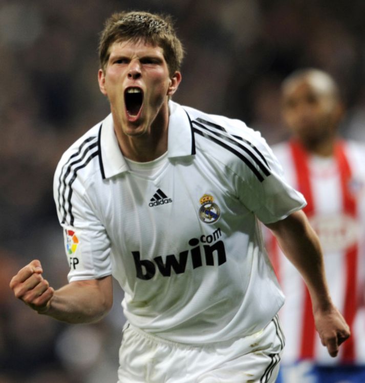 Klaas Jan Huntelaar var á skotskónum á Spáni í kvöld.