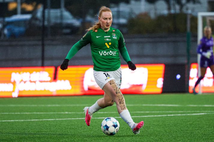 Þórdís Elva í leik með Breiðabliki