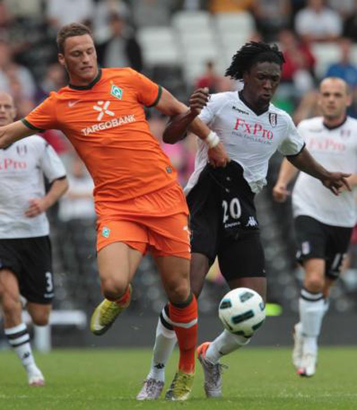 Úr leik Fulham og Werder Bremen.